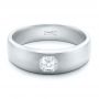  Platinum Platinum Custom Men's Diamond Wedding Band - Flat View -  102275 - Thumbnail