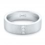  Platinum Platinum Custom Men's Diamond Wedding Band - Flat View -  102430 - Thumbnail
