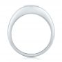  Platinum Custom Men's Diamond Wedding Band - Front View -  102860 - Thumbnail