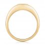 14k Yellow Gold 14k Yellow Gold Custom Men's Diamond Wedding Band - Front View -  102860 - Thumbnail