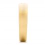 14k Yellow Gold 14k Yellow Gold Custom Men's Diamond Wedding Band - Side View -  102275 - Thumbnail