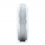  Platinum And Platinum Platinum And Platinum Custom Men's Hammered Band - Side View -  101162 - Thumbnail