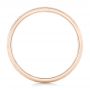 14k Rose Gold 14k Rose Gold Custom Men's Hammered Wedding Band - Front View -  102760 - Thumbnail