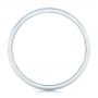 18k White Gold 18k White Gold Custom Men's Hammered Wedding Band - Front View -  102760 - Thumbnail