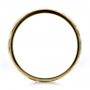 14k Yellow Gold Custom Men's Hammered Wedding Band - Front View -  100269 - Thumbnail