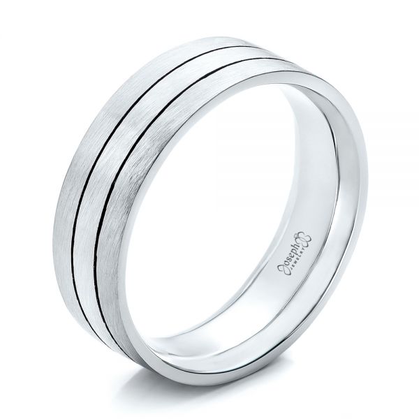 Custom Real Platinum PT900 Ring Men Engagement Anniversary Wedding Ring  Round Moissanite Diamond Frosting Luxury 1 2 3 4 5 Carat - AliExpress