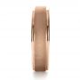 18k Rose Gold 18k Rose Gold Custom Men's Band - Side View -  1270 - Thumbnail