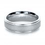 14k White Gold 14k White Gold Custom Men's Band - Flat View -  1270 - Thumbnail