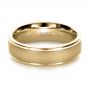 18k Yellow Gold 18k Yellow Gold Custom Men's Band - Flat View -  1270 - Thumbnail