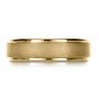 14k Yellow Gold 14k Yellow Gold Custom Men's Band - Top View -  1270 - Thumbnail