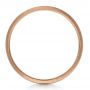 14k Rose Gold 14k Rose Gold Custom Men's Wedding Band - Front View -  1303 - Thumbnail