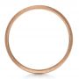 14k Rose Gold 14k Rose Gold Custom Men's Wedding Band - Front View -  1303 - Thumbnail