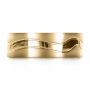 18k Yellow Gold 18k Yellow Gold Custom Men's Wedding Band - Top View -  1303 - Thumbnail