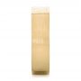 18k Yellow Gold 18k Yellow Gold Custom Men's Squared Wedding Band - Side View -  102398 - Thumbnail