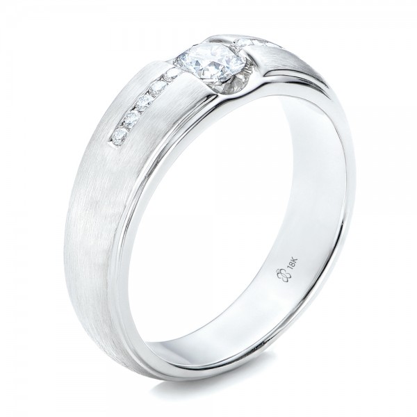 custom tension set wedding ring