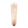 14k Rose Gold 14k Rose Gold Custom Men's Tension Set Diamond Wedding Band - Side View -  101220 - Thumbnail