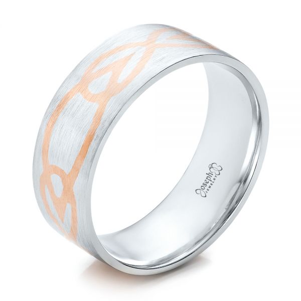 Custom Men's Two-Tone Inlayed Band - reference design