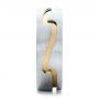  Platinum And 18k Yellow Gold Platinum And 18k Yellow Gold Custom Men's Two-tone Band - Side View -  100819 - Thumbnail