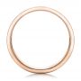 18k Rose Gold 18k Rose Gold Custom Men's Wedding Band - Front View -  102365 - Thumbnail