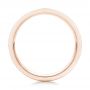 14k Rose Gold 14k Rose Gold Custom Men's Wedding Band - Front View -  102423 - Thumbnail