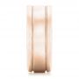 18k Rose Gold 18k Rose Gold Custom Men's Wedding Band - Side View -  102538 - Thumbnail