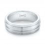  Platinum Platinum Custom Men's Wedding Band - Flat View -  103547 - Thumbnail