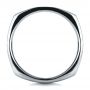 18k White Gold 18k White Gold Custom Men's Wedding Band - Front View -  1418 - Thumbnail