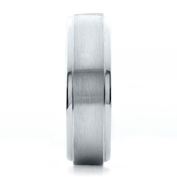  Platinum Platinum Custom Men's Wedding Band - Side View -  1439