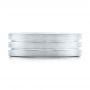  Platinum Platinum Custom Men's Wedding Band - Top View -  102365 - Thumbnail