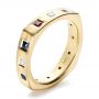 14k Yellow Gold 14k Yellow Gold Custom Men's Wedding Band - Three-Quarter View -  1418 - Thumbnail