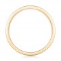 14k Yellow Gold 14k Yellow Gold Custom Men's Wedding Band - Front View -  102925 - Thumbnail