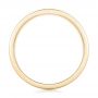 18k Yellow Gold 18k Yellow Gold Custom Men's Wedding Band - Front View -  102925 - Thumbnail