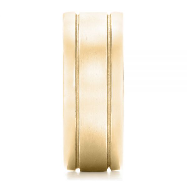 14k Yellow Gold Custom Men s Wedding Band 102538 Seattle Bellevue 
