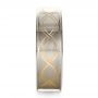  Platinum And 18k Yellow Gold Platinum And 18k Yellow Gold Custom Men's Wedding Band - Side View -  1423 - Thumbnail