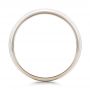 Custom Men's Mokume Wedding Band - Front View -  100818 - Thumbnail