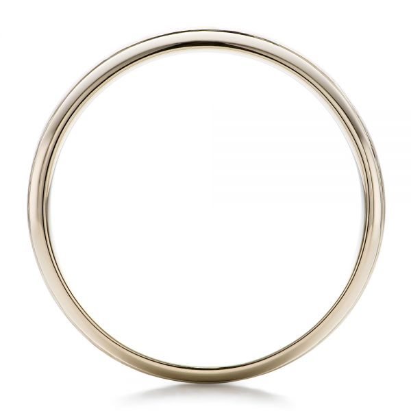 Custom Men's Mokume Wedding Band - Front View - 100844