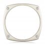 Custom Men's Mokume Wedding Band - Front View -  102346 - Thumbnail