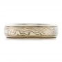 Custom Men's Mokume Wedding Band - Top View -  100844 - Thumbnail