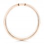 18k Rose Gold 18k Rose Gold Custom Men's Cross Band - Front View -  101168 - Thumbnail