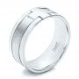  Platinum Platinum Custom Men's Cross Band - Three-Quarter View -  101168 - Thumbnail