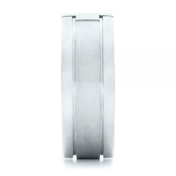 Platinum Platinum Custom Men's Cross Band - Side View - 101168