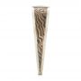 14k White Gold Custom Mokume Inlay Diamond Men's Wedding Band - Side View -  103472 - Thumbnail