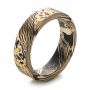 Custom Mokume Wedding Band - Three-Quarter View -  103470 - Thumbnail