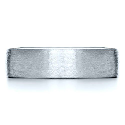  Platinum Platinum Custom Men's Band - Top View -  1109