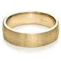 14k Yellow Gold 14k Yellow Gold Custom Men's Band - Flat View -  1109 - Thumbnail