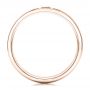 14k Rose Gold 14k Rose Gold Custom Diamond Men's Band - Front View -  102072 - Thumbnail