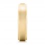 14k Yellow Gold 14k Yellow Gold Custom Diamond Men's Band - Side View -  102072 - Thumbnail