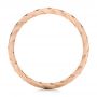 14k Rose Gold Custom Diamond Band - Front View -  103532 - Thumbnail