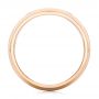 18k Rose Gold Custom Diamond Men's Wedding Band - Front View -  102874 - Thumbnail
