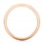 18k Rose Gold Custom Diamond Men's Wedding Band - Front View -  102874 - Thumbnail